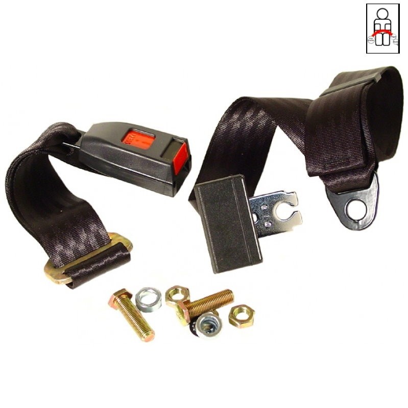 MANT Extension de ceinture de sécurité avec languette en métal de 2,2 cm –  Boucle de